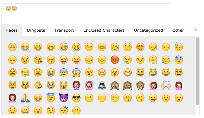 GitHub - DialogueConsulting/emojiboard: Add an emoji keyboard to any ...